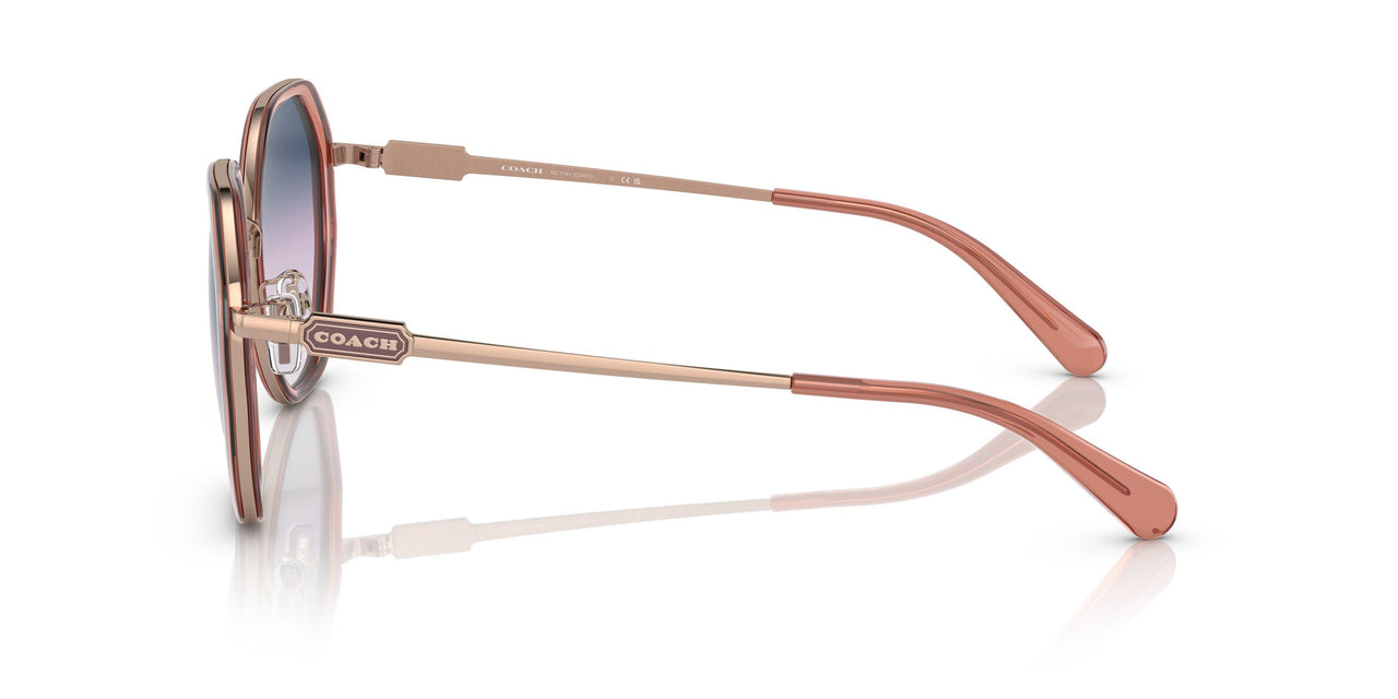 93318H - Light Brown - Blue Purple Gradient