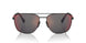 DG008F - Black - Dark Grey Mirror Blue/red