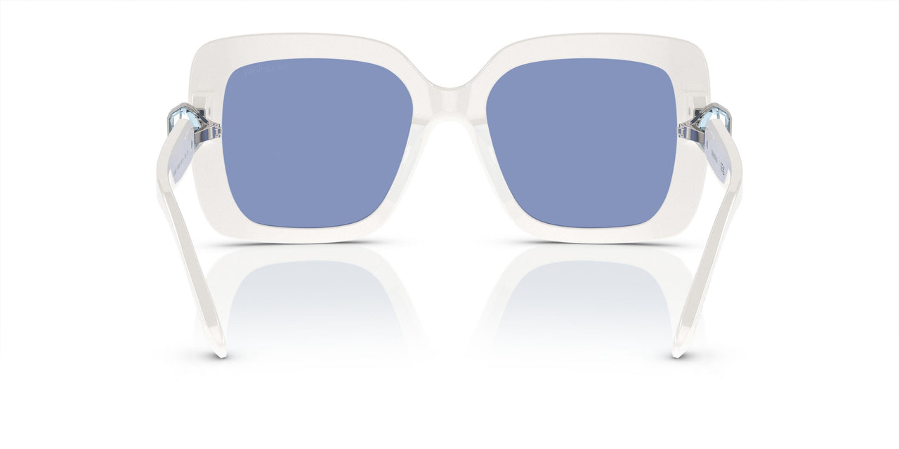 100355 - White - Light Blue Mirror Silver