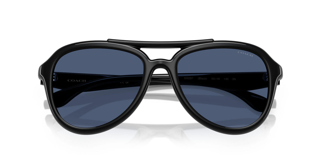 500287 - Black - Blue Solid