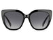 0807-9O - BLACK - Dkgray Gradient Lens