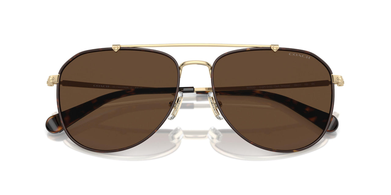 90053G - Gold - Dark Brown Solid