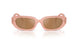 2028/O - Pink - Brown Back Mirror