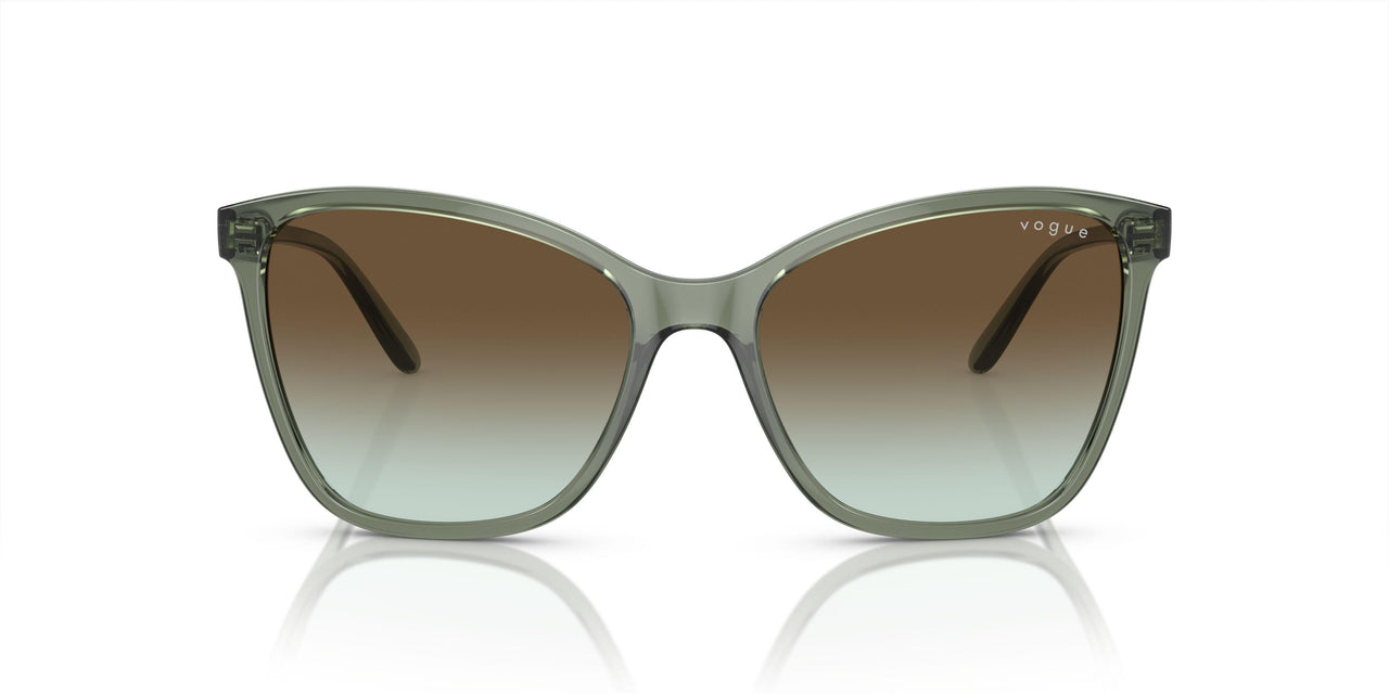 3086E8 - Green - Green Gradient Dark Brown