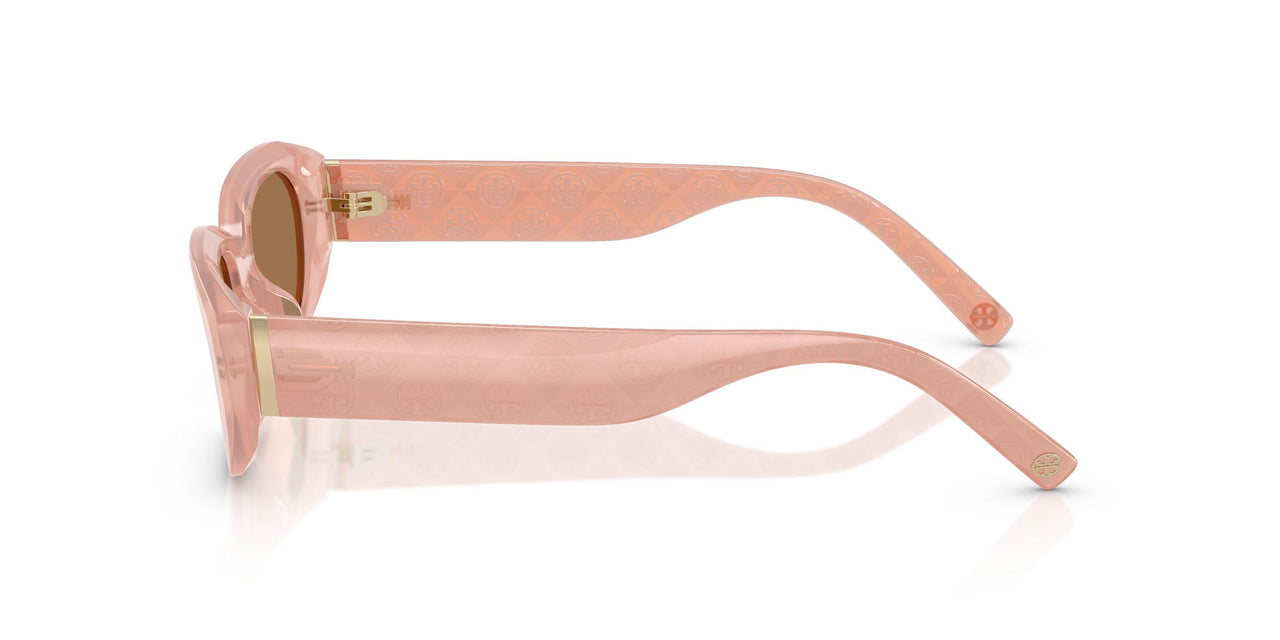 2028/O - Pink - Brown Back Mirror