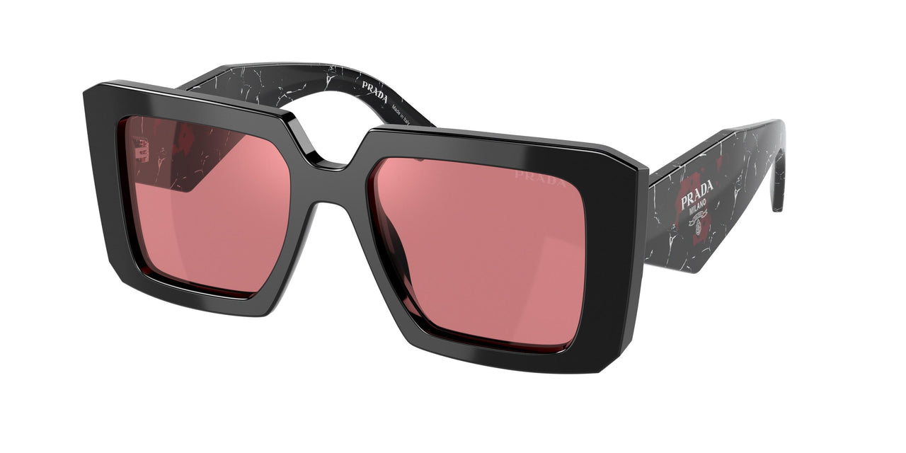 1AB06Q - Black - Red Mirror Silver Internal