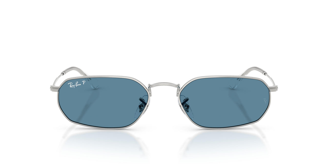 003/S2 - Silver - Polarized Blue