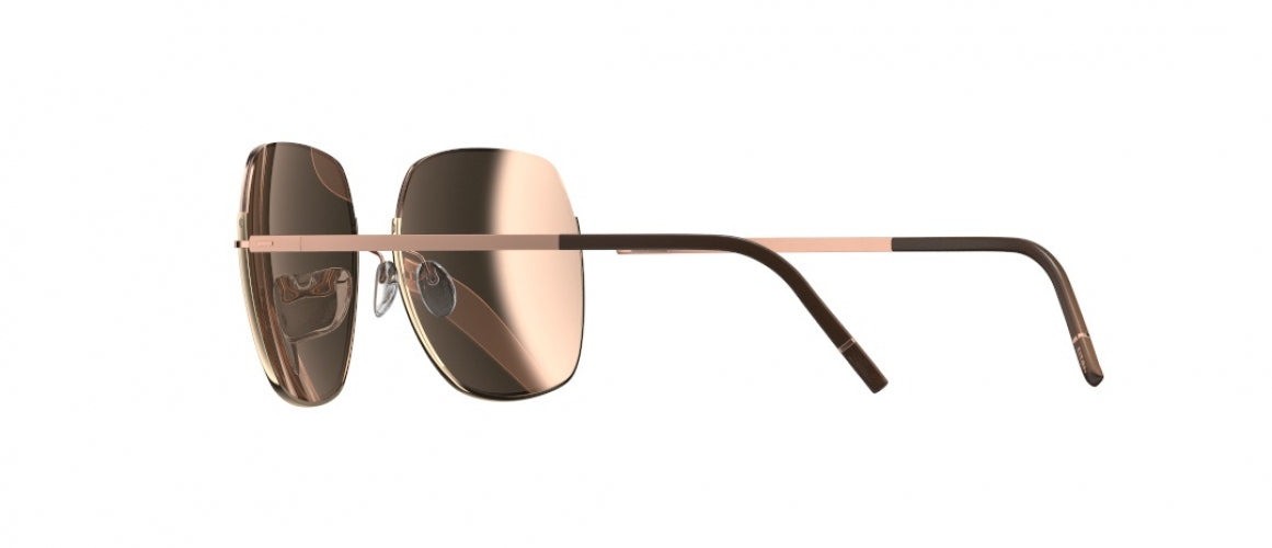 3530 - Rose Gold / Brown - Glossy Caramel Mirror