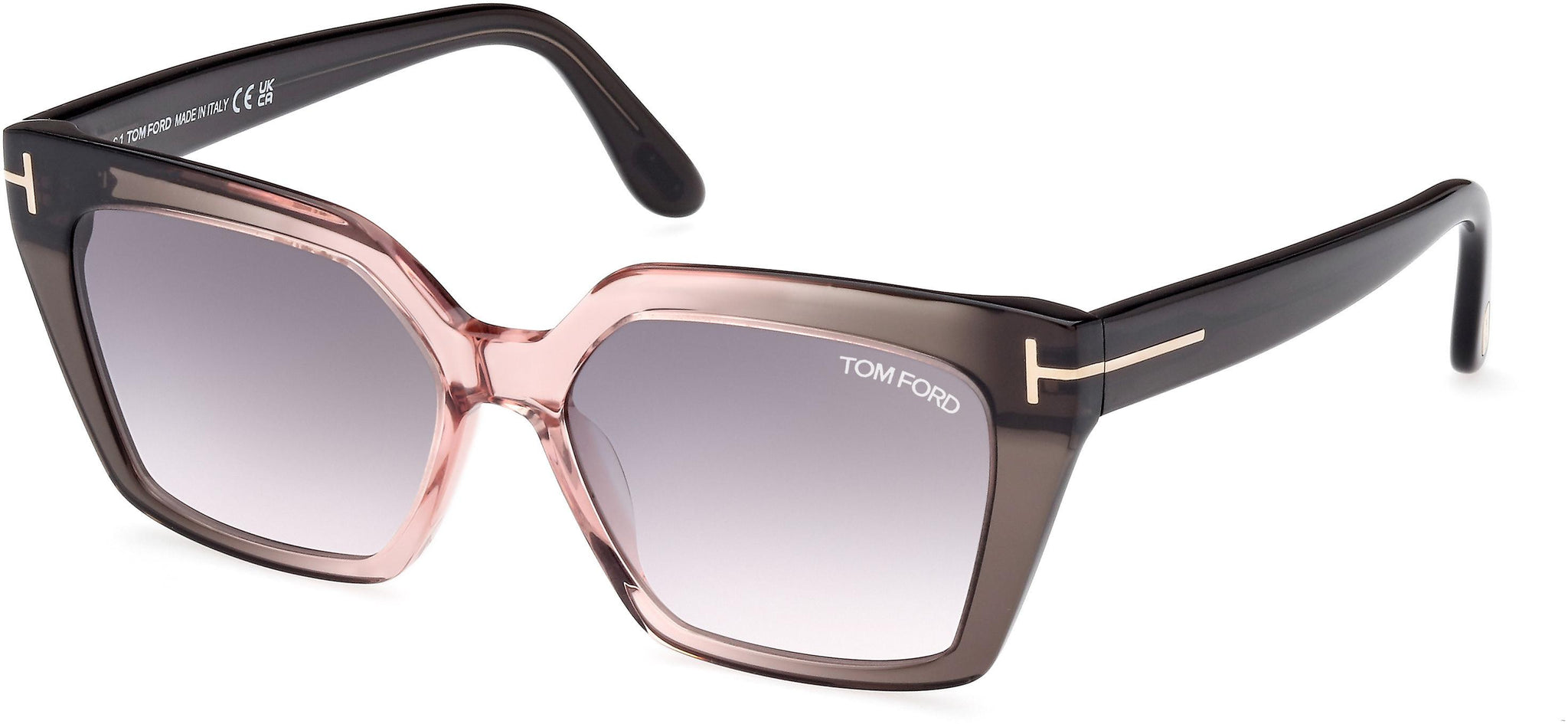 Kate Spade Winona Brown Sunglasses Oroton Winona Signature Tort Female Cat-Eye Sunglasses  main image 3