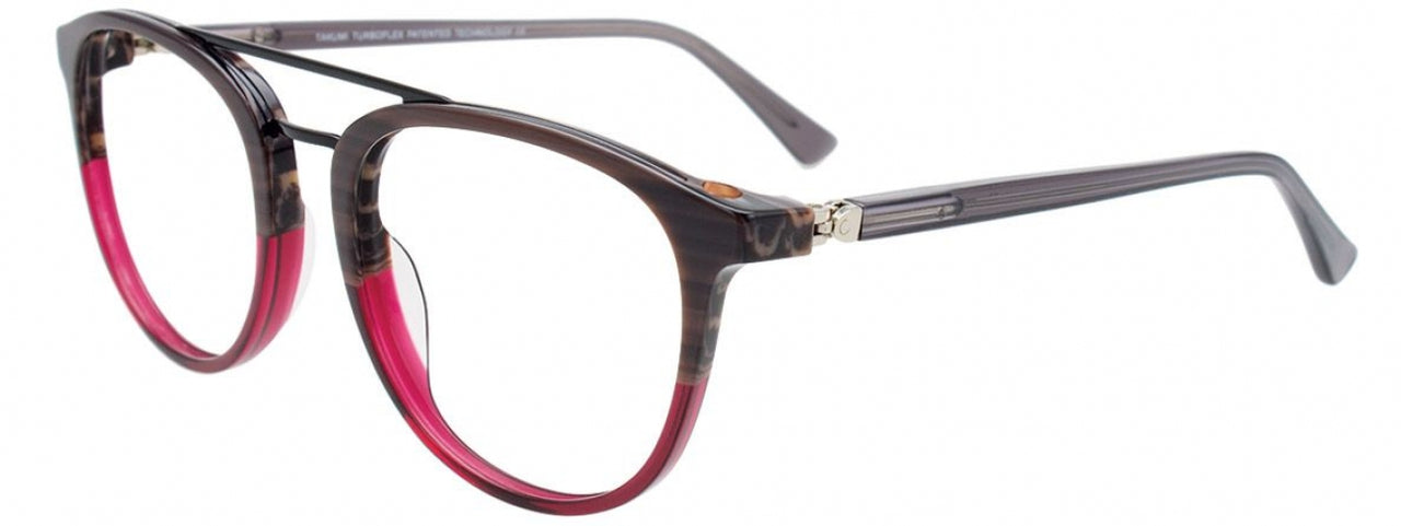 90 - Shiny Black & Dark Pink & Pink Marbled / Crystal Black
