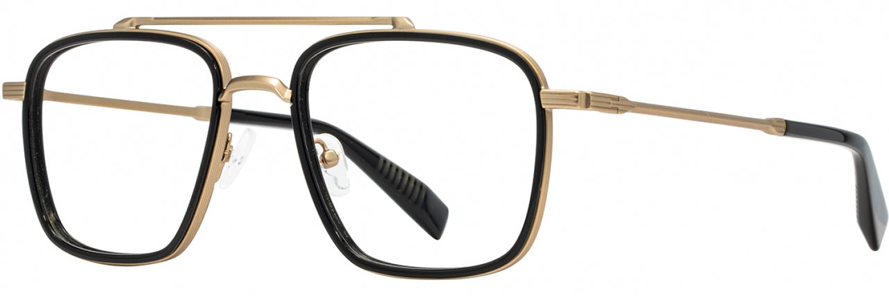 3 - Black / Antique Gold