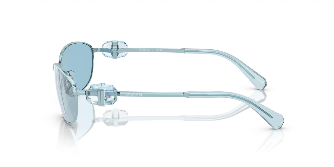 40081N - Blue - Light Blue Mirror Silver