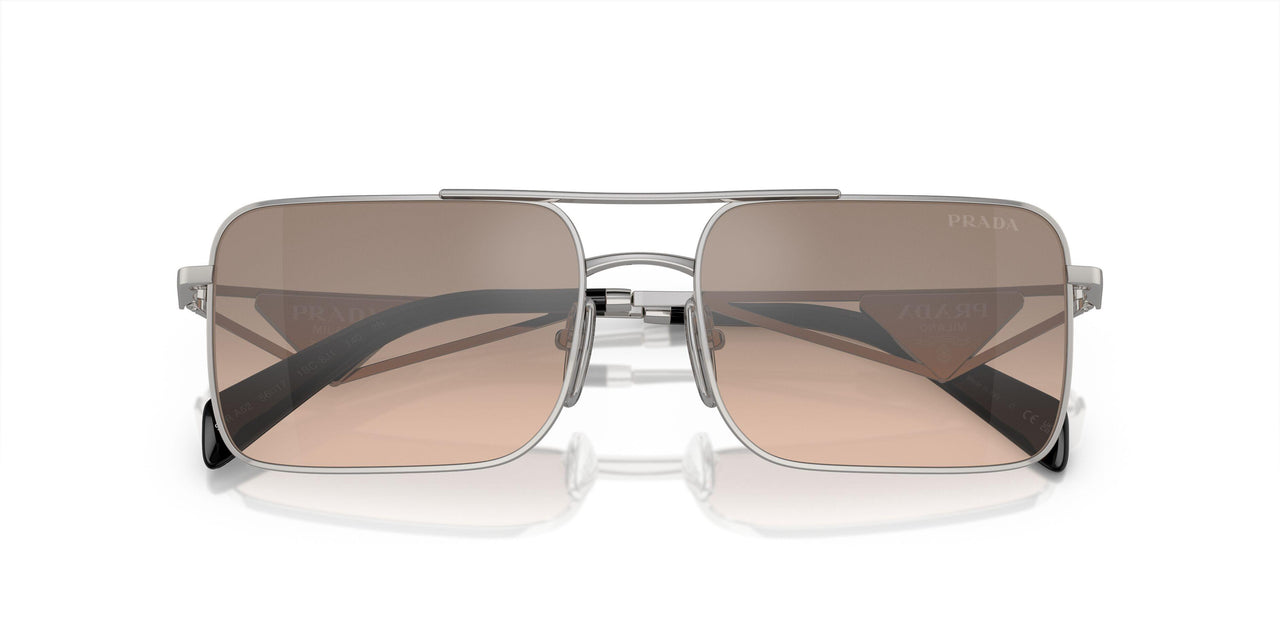 1BC8J1 - Silver - Brown Mirror Silver Gradient