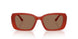 591673 - Orange - Brown Solid