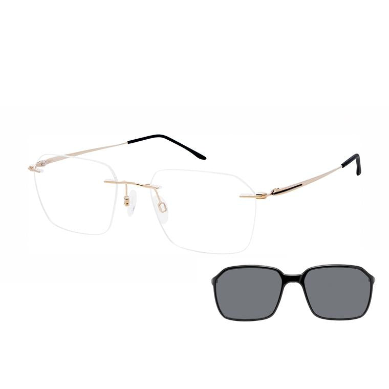 Charmant Pressure Mount TI16734 Eyeglasses