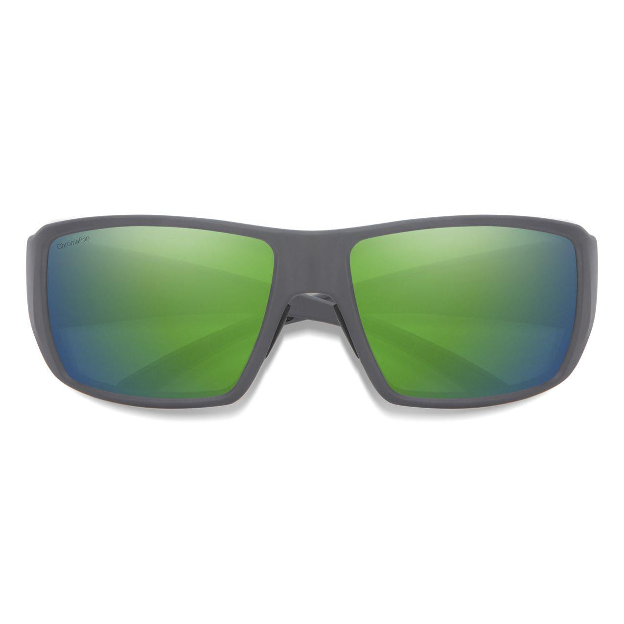 FRE62UI - Matte Cement - Chromapop Polarized Green Mirror