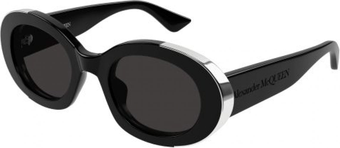 ALEXANDER MCQUEEN ラウントフレムサンクラス AM0445S 004 Alexander McQueen AM0445S Sunglasses