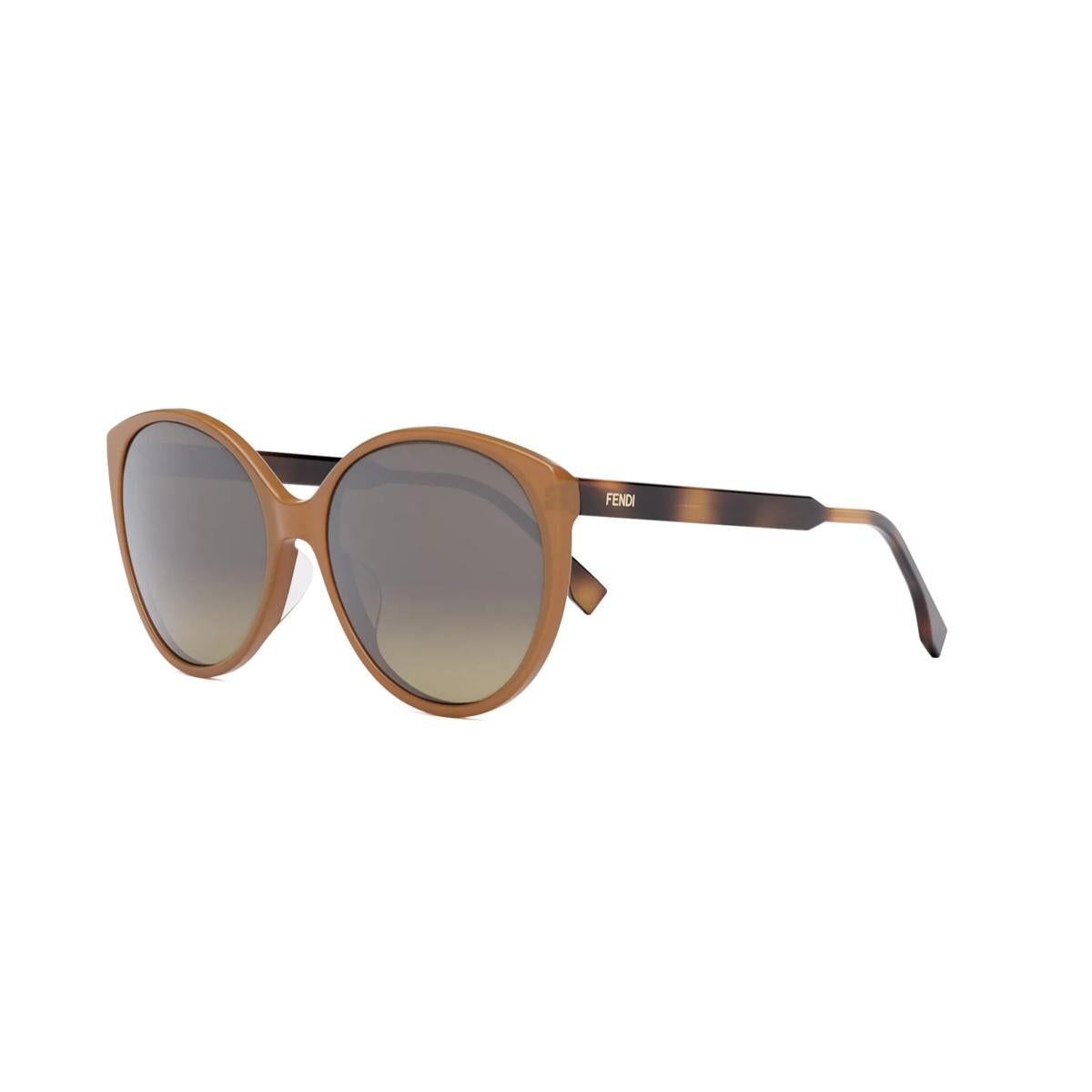 57F - Shiny Transparent Khaki - Gradient Brown