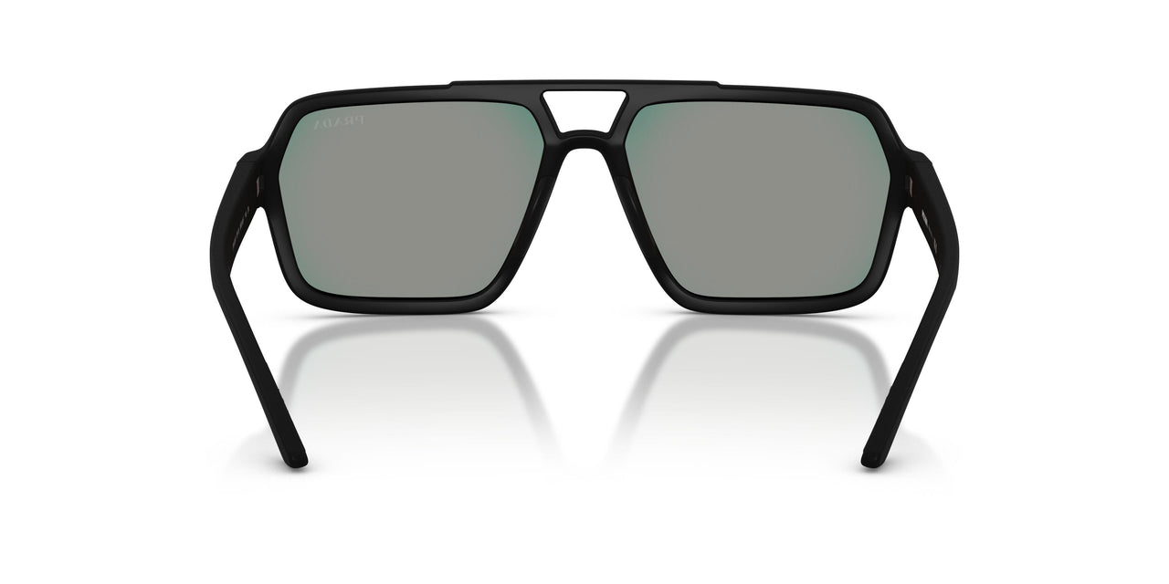 DG008F - Black - Dark Grey Mirror Blue/red