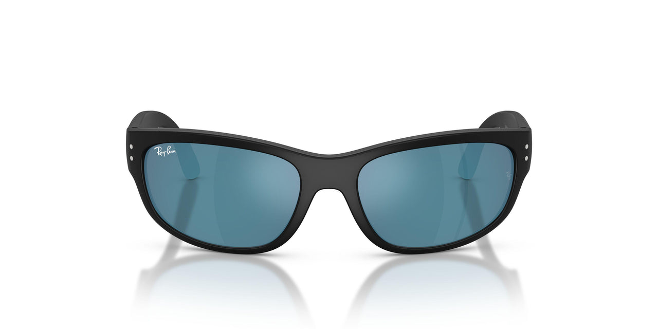100S55 - Black - Dark Blue Mirror Blue