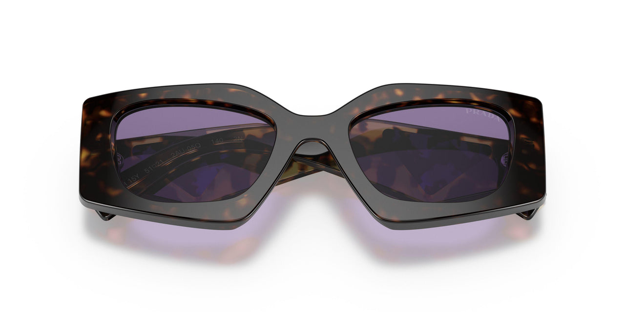 2AU05Q - Havana - Violet Mirror Internal Silver
