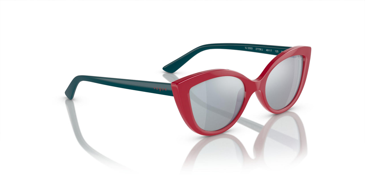 27756J - Red - Blue Mirror White