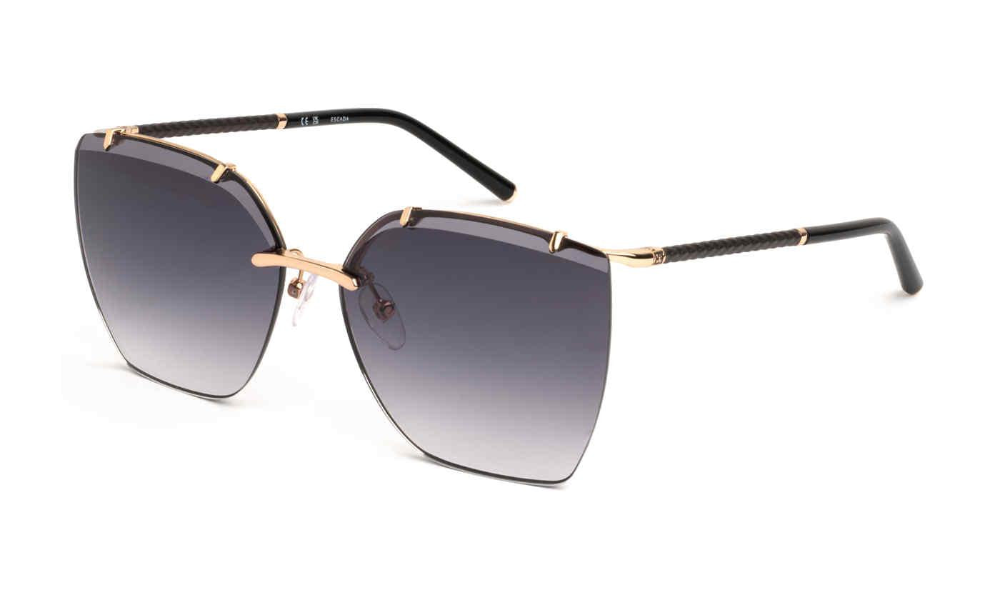 Escada Black Sunglasses with Gold Accents Black ESCADA Sunglasses for Women for sale | eBay main image 4