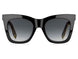 0807-9O - Black - Dark Gray Gradient Lens