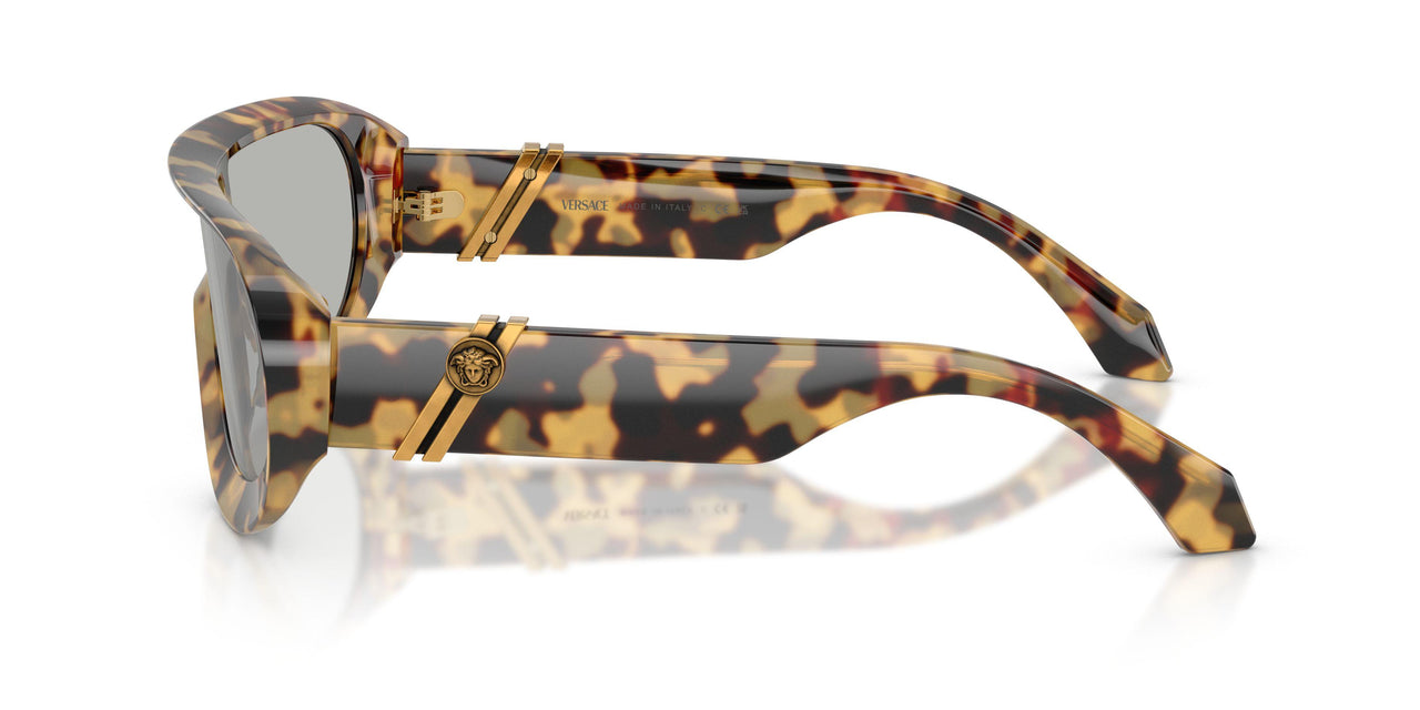 777/8V - Brown - Clear Mirror Silver