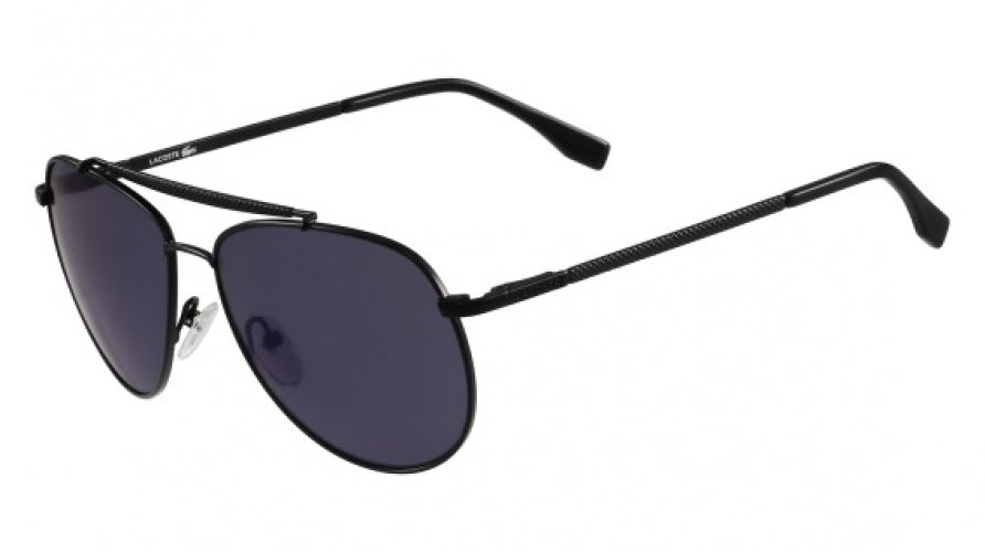 Lacoste L177S Black New Women\'s Aviator Sung… Lacoste Pilot Unisex Black Sunglasses Frame/Blue Lens main image 3