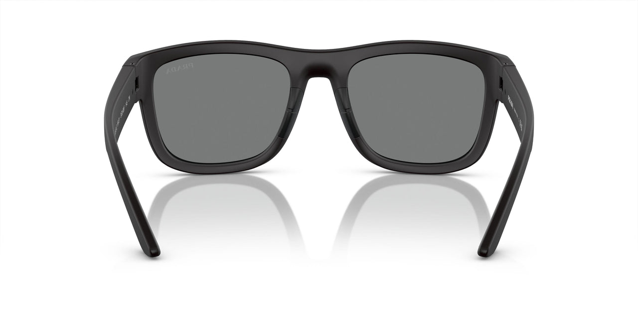 DG008F - Black - Dark Grey Mirror Blue/red