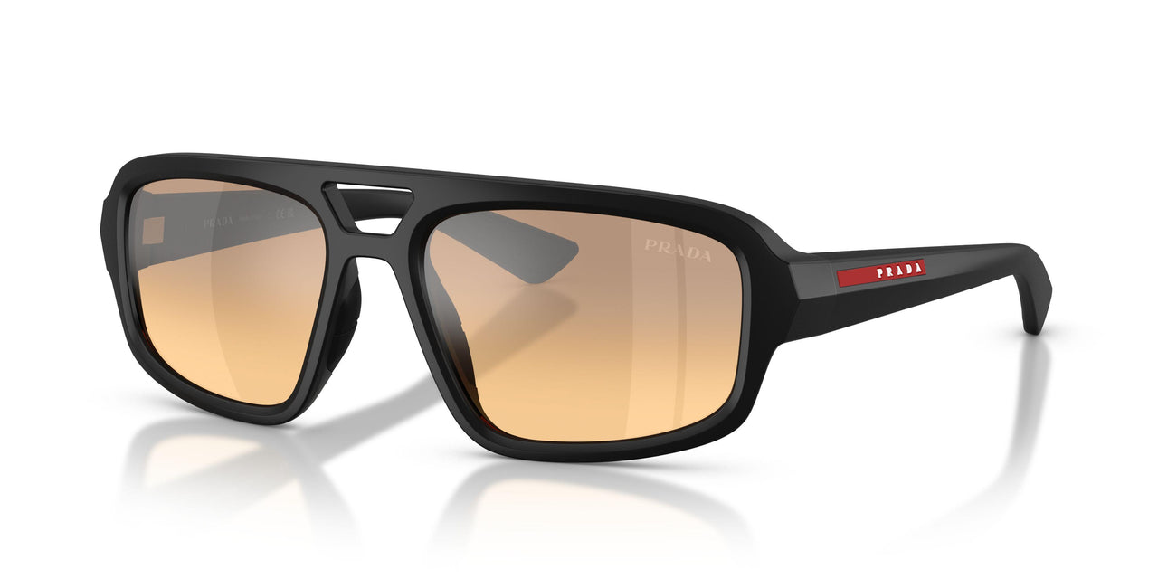 1BO40Z - Black - Orange Mirror Silver Gradient