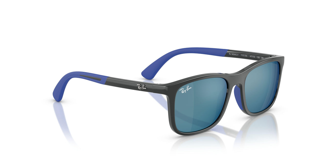 715155 - Grey - Dark Blue Mirror Blue