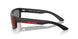 DG008F - Black - Dark Grey Mirror Blue/red