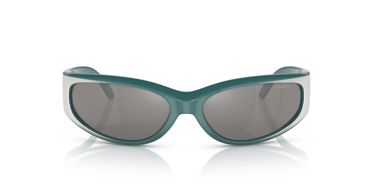 28176G - Green - Light Grey Mirror Silver 80