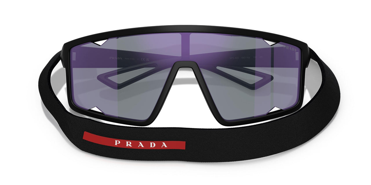 1BO10J - Black - Dark Blue Mirror Violet