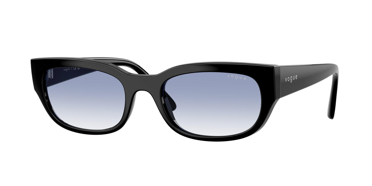 W44/19 - Black - Clear Gradient Light Blue