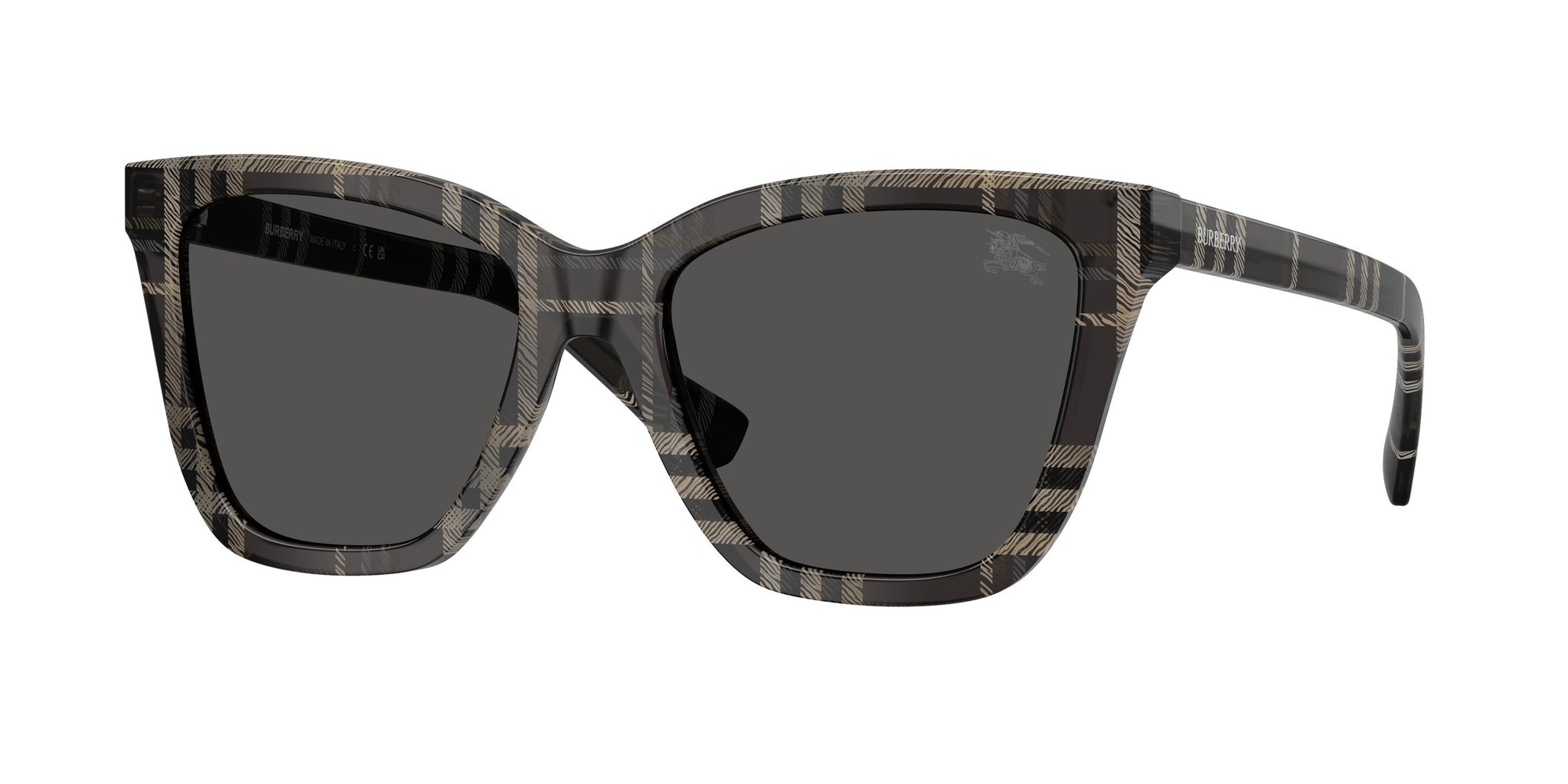 NWT, Burberry 0BE4470, Check Grey, Acetate, Women Sunglass Burberry 4470 Sunglasses main image 2