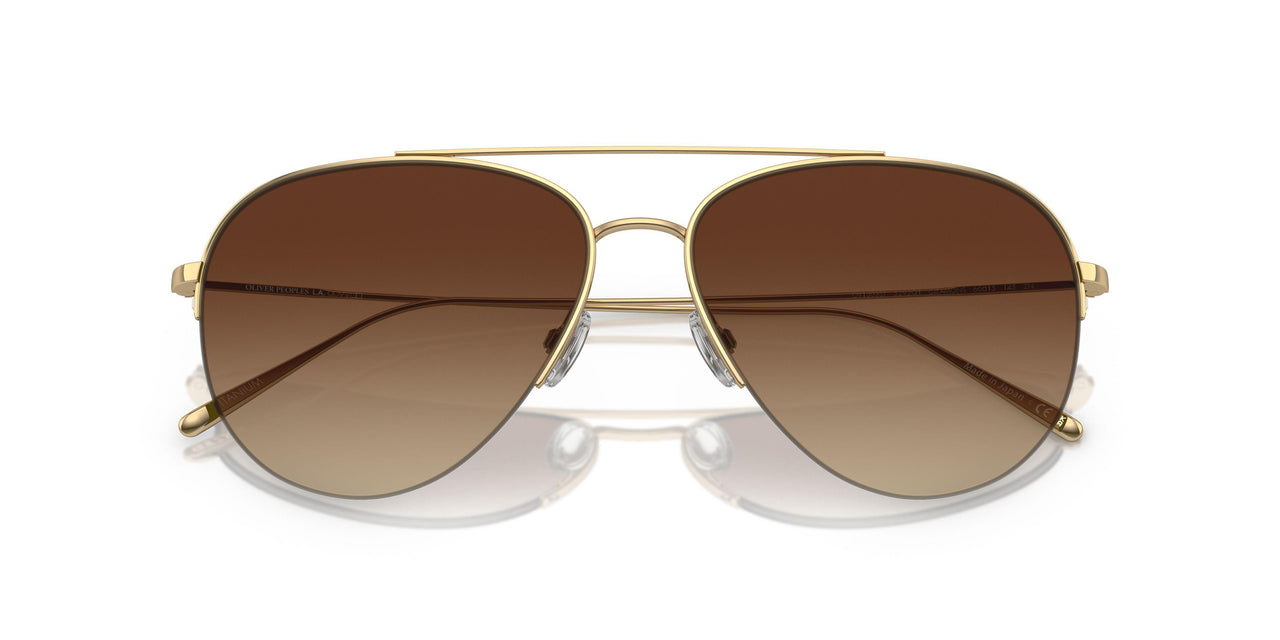 5292Q1 - Gold - Dark Brown Gradient Mirror