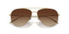 5292Q1 - Gold - Dark Brown Gradient Mirror