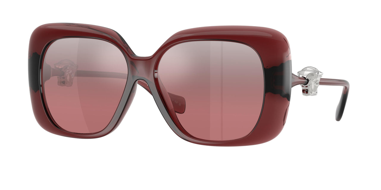 55397E - Red - Pink Mirror Silver Gradient