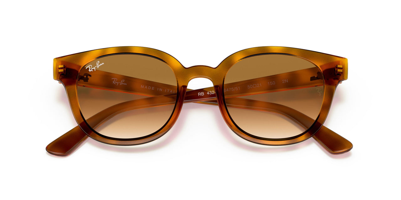 647551 - Yellow Light Havana - Clear Gradient Brown