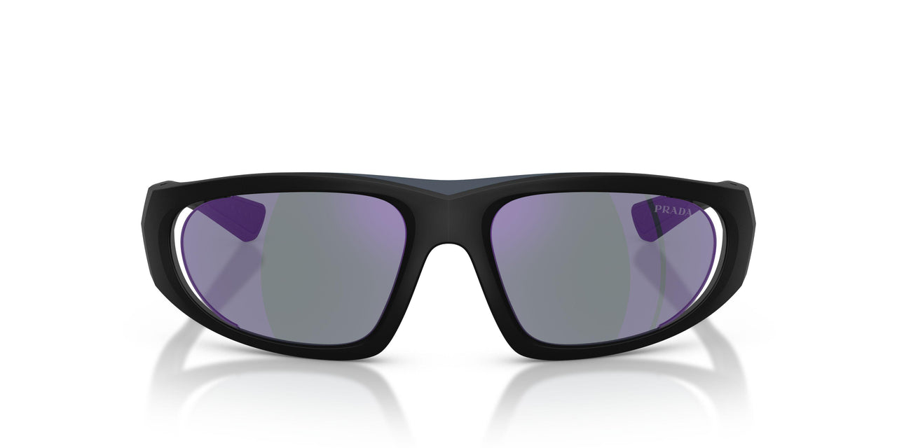 1BO10J - Black - Dark Blue Mirror Violet