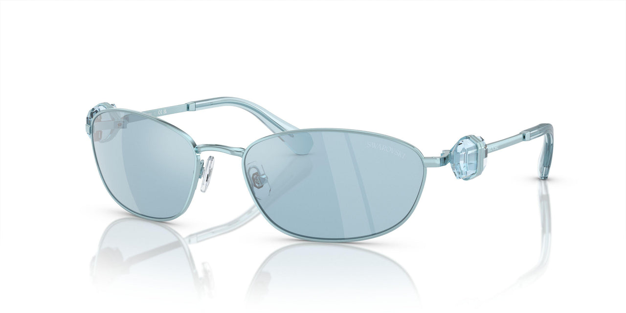 40081N - Blue - Light Blue Mirror Silver