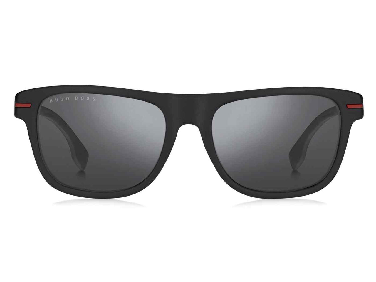 0BLX-T4 - Matte Black Red - Silver Mirror
