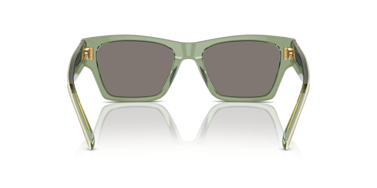 20026G - Green - Light Grey Silver Mirror