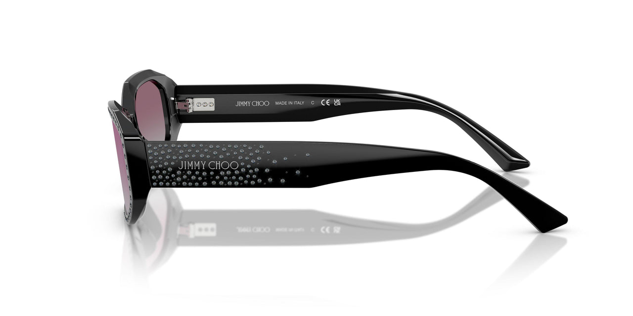 505458 - Black - Clear Gradient Fuxia Mirror Silver