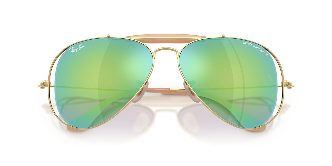 001/8N - Gold - Green Mirror Green