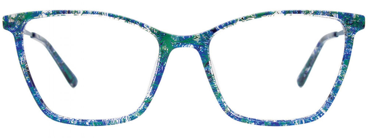 60 - Teal & Blue Print