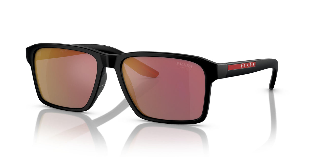 1BO10A - Black - Dark Grey Mirror Red Tuning
